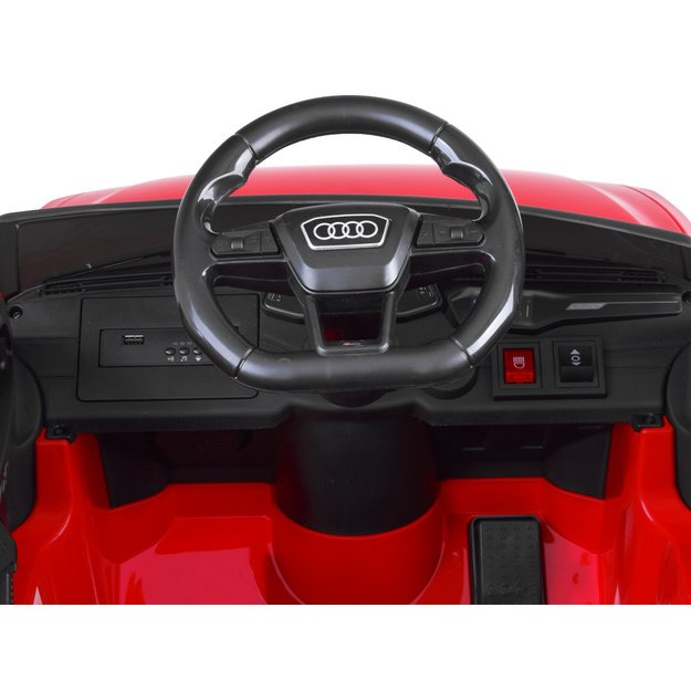 Vienvietis elektromobilis vaikams AUDI RS 6, raudonas