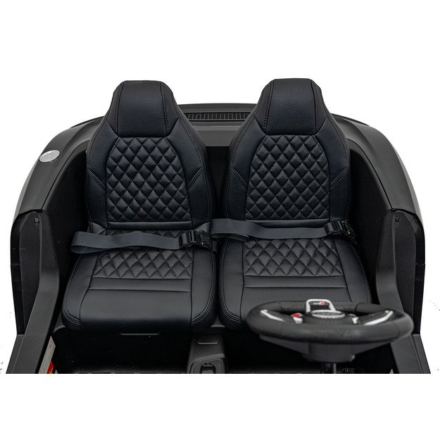 Dvivietis elektromobilis vaikams Audi Spyder R8 LIFT STRONG, juodas