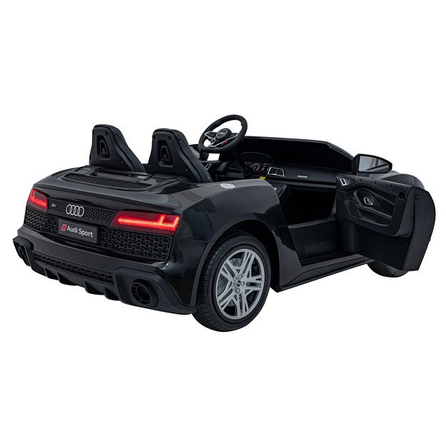 Dvivietis elektromobilis vaikams Audi Spyder R8 LIFT STRONG, juodas