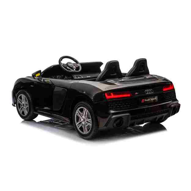 Dvivietis elektromobilis vaikams Audi Spyder R8 LIFT STRONG, juodas