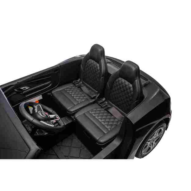 Dvivietis elektromobilis vaikams Audi Spyder R8 LIFT STRONG, juodas