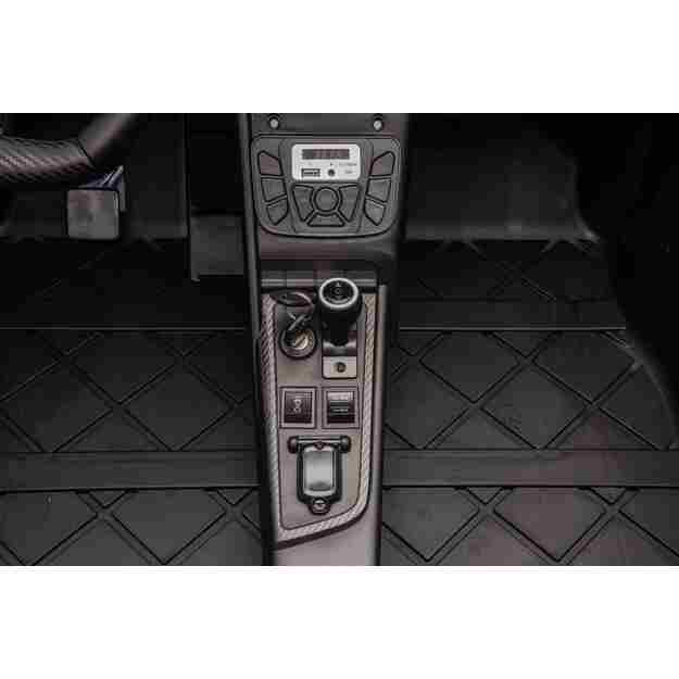 Dvivietis elektromobilis vaikams Audi Spyder R8 LIFT STRONG, juodas