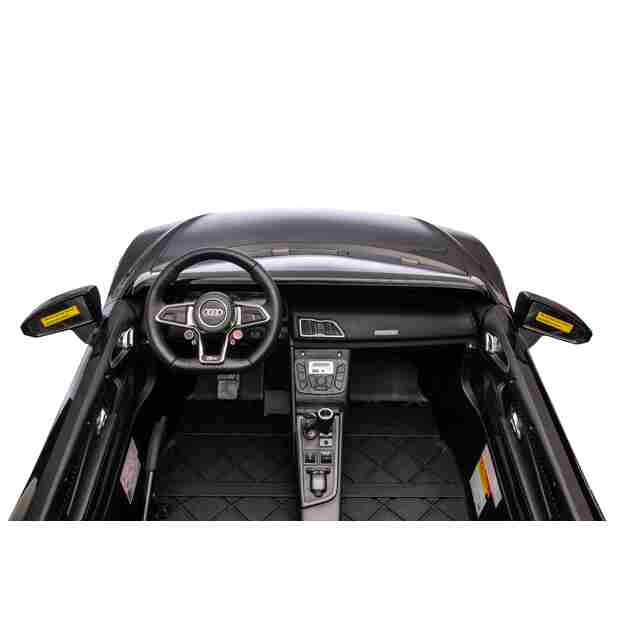 Dvivietis elektromobilis vaikams Audi Spyder R8 LIFT STRONG, juodas
