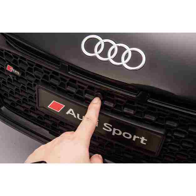 Dvivietis elektromobilis vaikams Audi Spyder R8 LIFT STRONG, juodas