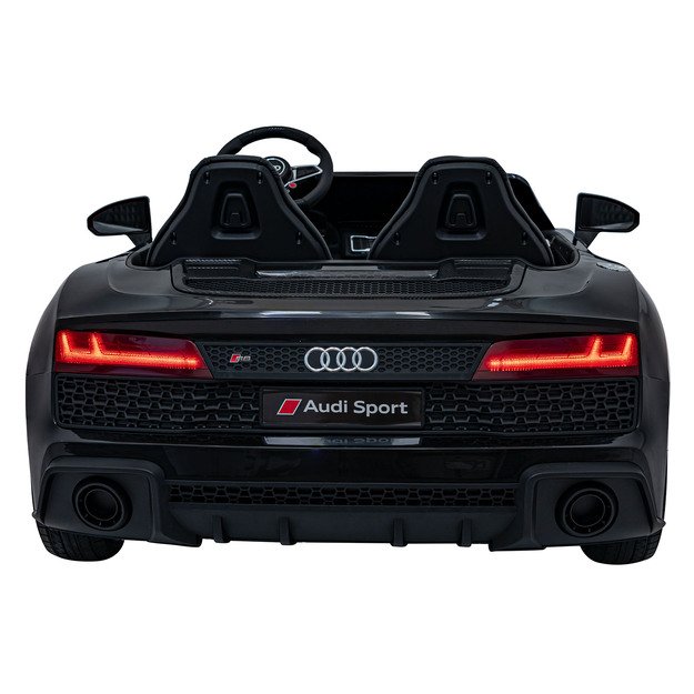 Dvivietis elektromobilis vaikams Audi Spyder R8 LIFT STRONG, juodas