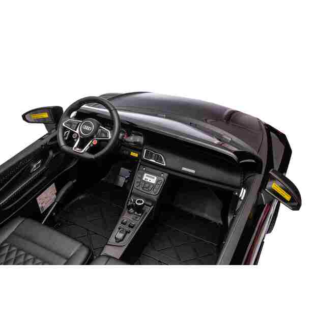 Dvivietis elektromobilis vaikams Audi Spyder R8 LIFT STRONG, juodas