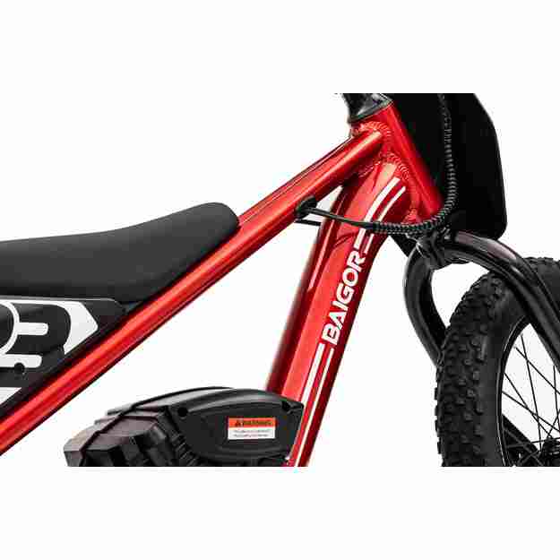 Vaikiškas elektrinis motociklas BAIGOR 23 PRO, raudonas