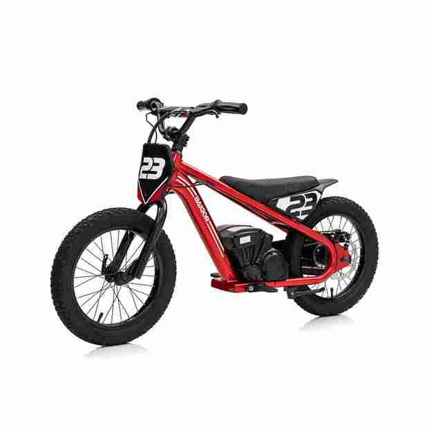 Vaikiškas elektrinis motociklas BAIGOR 23 PRO, raudonas