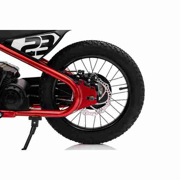 Vaikiškas elektrinis motociklas BAIGOR 23 PRO, raudonas