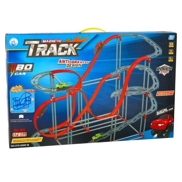 Anti-gravitacinė automobilio trasa, 175vnt.
