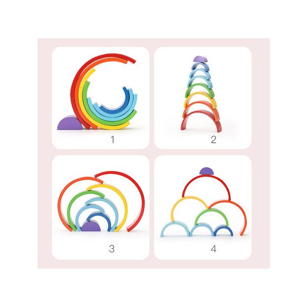 Montessori edukacinė medinė dėlionė 