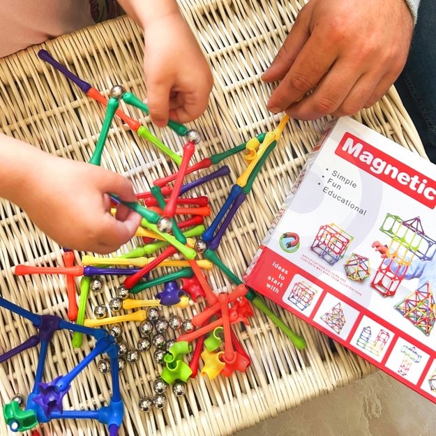 Magnetinių konstruktorių rinkinys 8 vnt, WOOPIE 5