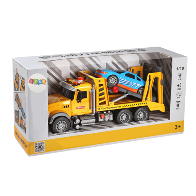 Žaislinis tralas su automobiliu 2in1 