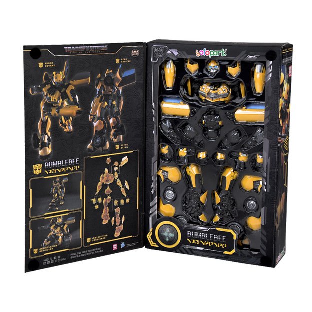 Žaislinis Hasbro Bumblebee transformerio figūrėlė su priedais 16cm 
