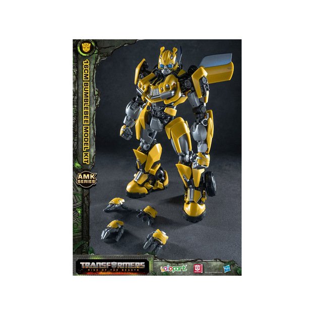 Žaislinis Hasbro Bumblebee transformerio figūrėlė su priedais 16cm 