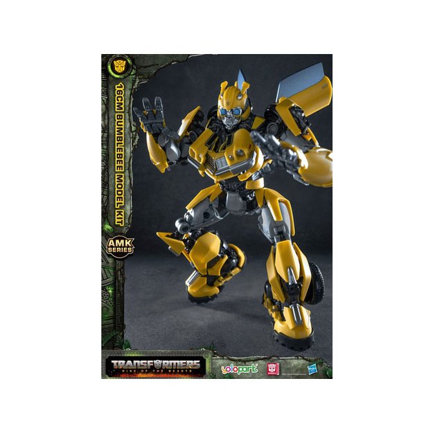 Žaislinis Hasbro Bumblebee transformerio figūrėlė su priedais 16cm 