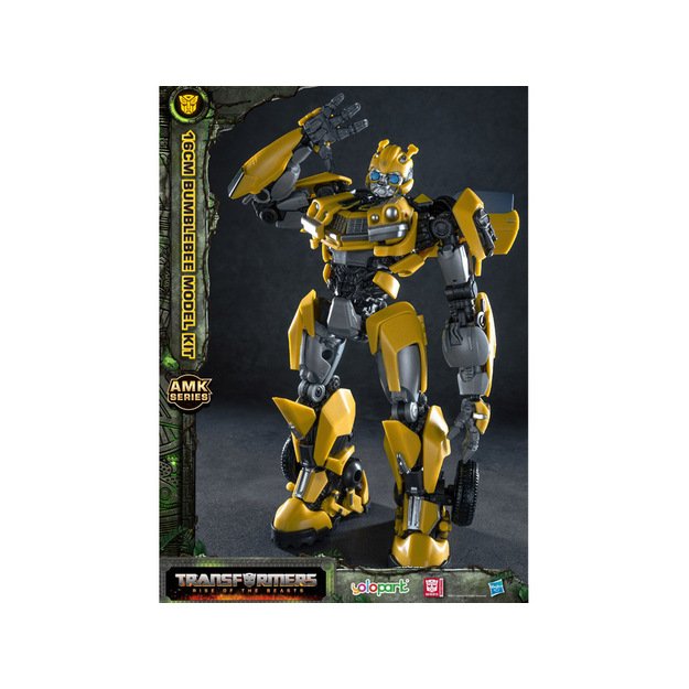 Žaislinis Hasbro Bumblebee transformerio figūrėlė su priedais 16cm 