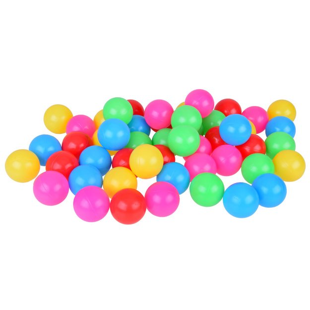 Spalvoti kamuoliukai 6cm 50vnt. 