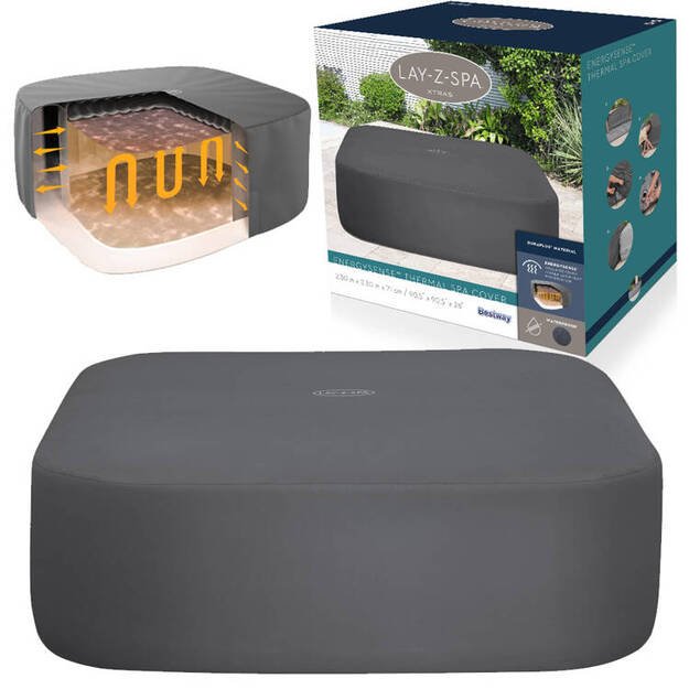 Termo dangtis sūkurinei voniai 230cm „Lay-Z-Spa“,  Bestway 60333