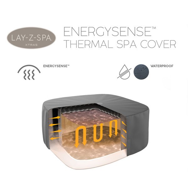Termo dangtis sūkurinei voniai 230cm „Lay-Z-Spa“,  Bestway 60333