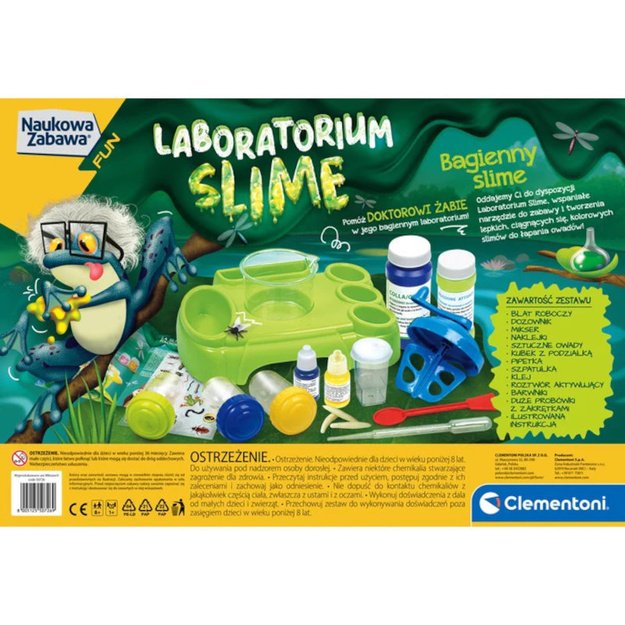 Arkadinis žaidimas vaikams „Šlykštuko laboratorija“, Clementoni 50726