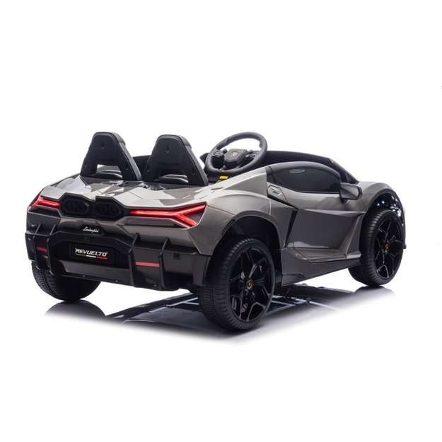 Dvivietis elektromobilis vaikams Lamborghini Revuelto XL, pilkas
