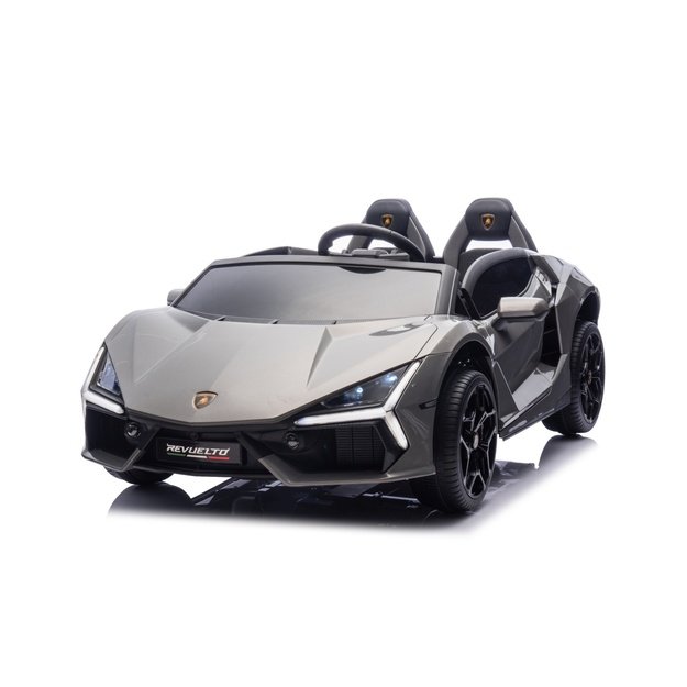 Dvivietis elektromobilis vaikams Lamborghini Revuelto XL, pilkas