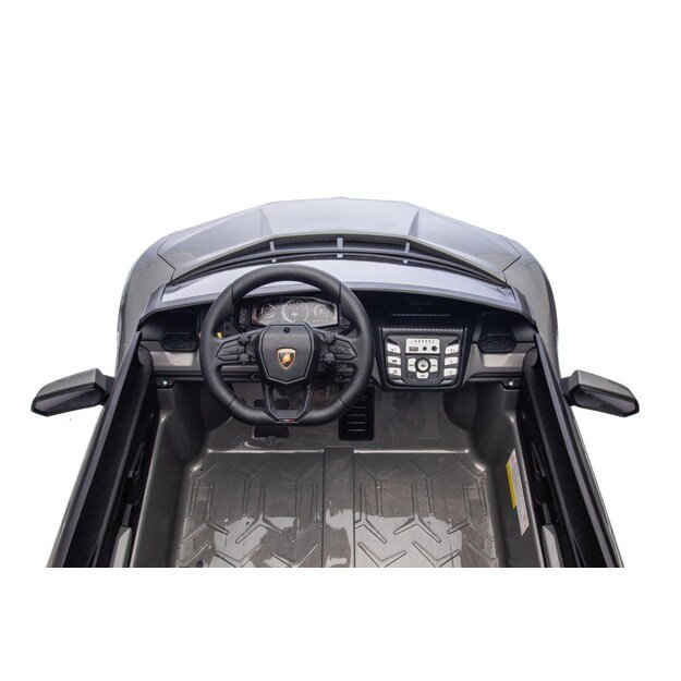 Dvivietis elektromobilis vaikams Lamborghini Revuelto XL, pilkas