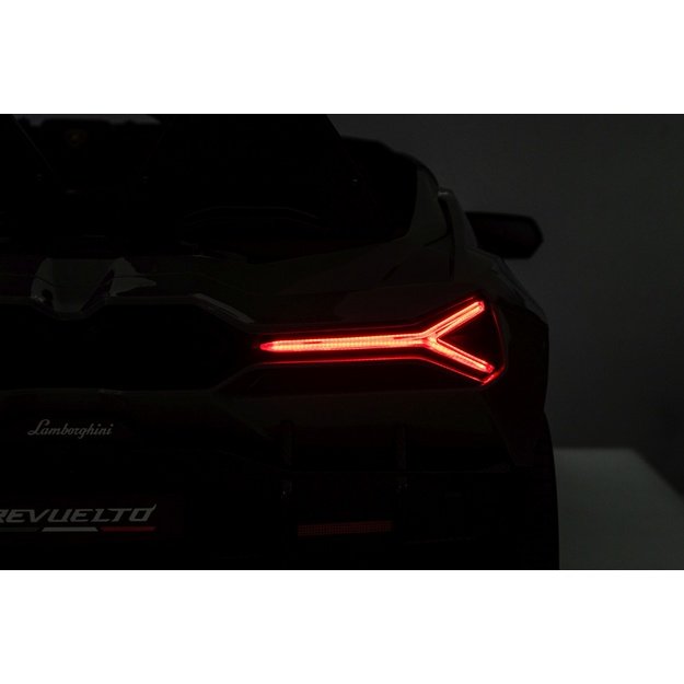 Dvivietis elektromobilis vaikams Lamborghini Revuelto XL, pilkas