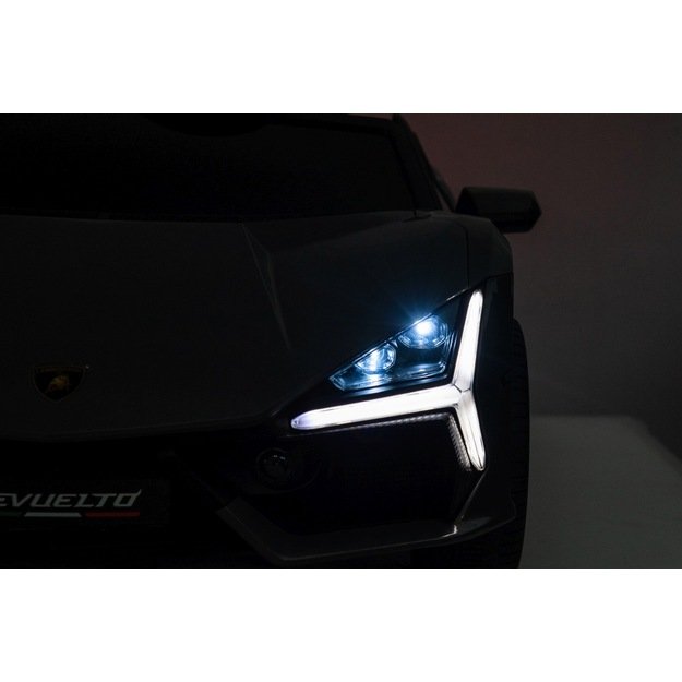 Dvivietis elektromobilis vaikams Lamborghini Revuelto XL, pilkas