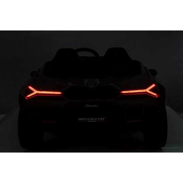 Dvivietis elektromobilis vaikams Lamborghini Revuelto XL, pilkas