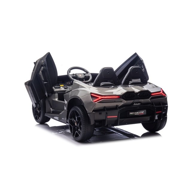 Dvivietis elektromobilis vaikams Lamborghini Revuelto XL, pilkas