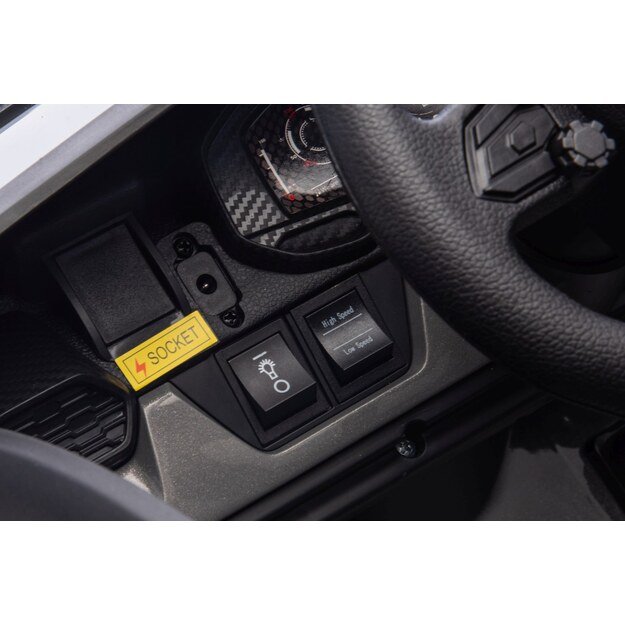 Dvivietis elektromobilis vaikams Lamborghini Revuelto XL, pilkas