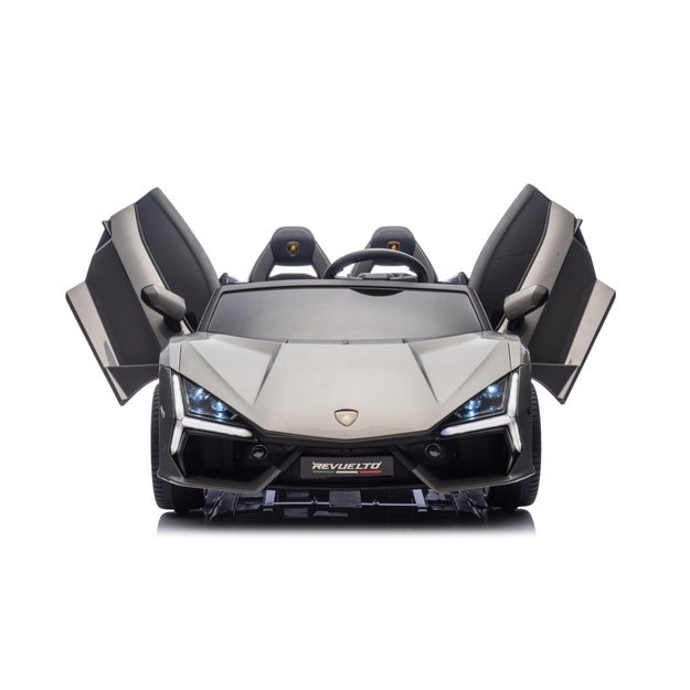 Dvivietis elektromobilis vaikams Lamborghini Revuelto XL, pilkas