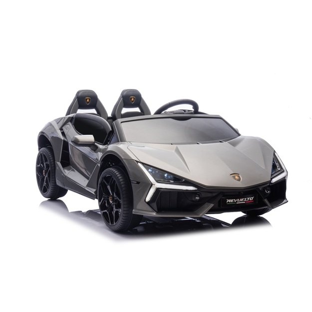 Dvivietis elektromobilis vaikams Lamborghini Revuelto XL, pilkas