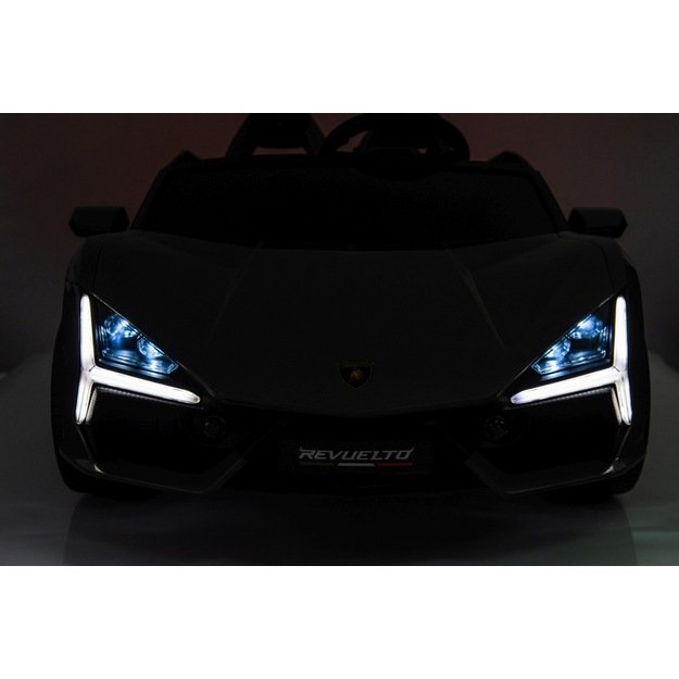 Dvivietis elektromobilis vaikams Lamborghini Revuelto XL, pilkas