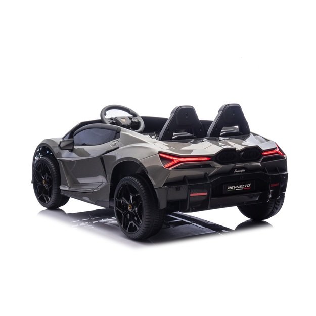 Dvivietis elektromobilis vaikams Lamborghini Revuelto XL, pilkas