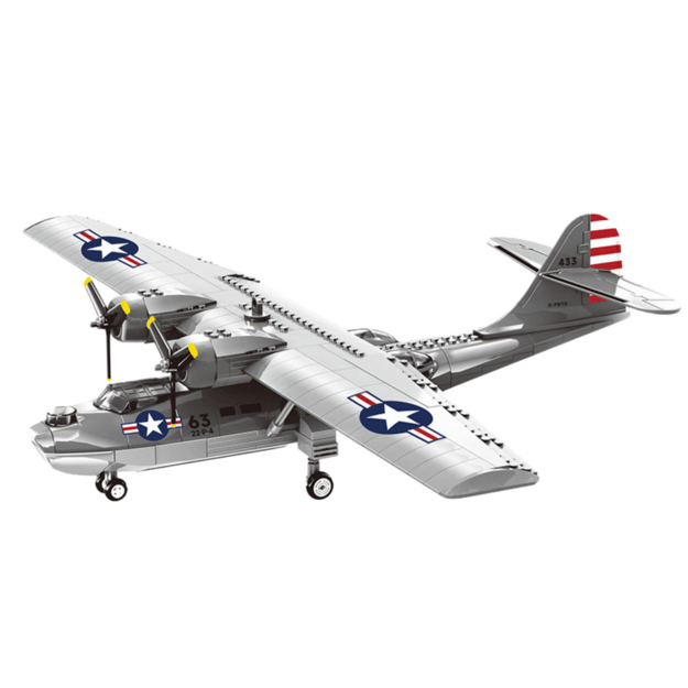 Lėktuvo PBY-5A „Catalina“ konstruktoriaus rinkinys vaikams 364 el.