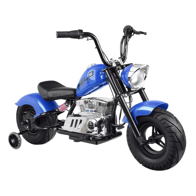 Vienvietis elektrinis motociklas vaikams iki 80 kg, mėlynas