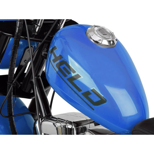 Vienvietis elektrinis motociklas vaikams iki 80 kg, mėlynas
