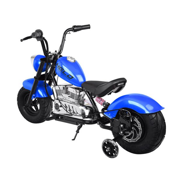 Vienvietis elektrinis motociklas vaikams iki 80 kg, mėlynas