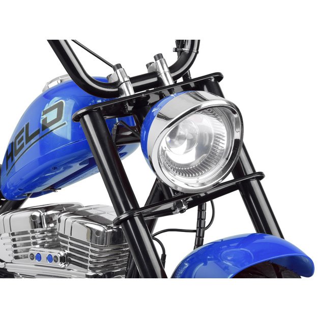 Vienvietis elektrinis motociklas vaikams iki 80 kg, mėlynas