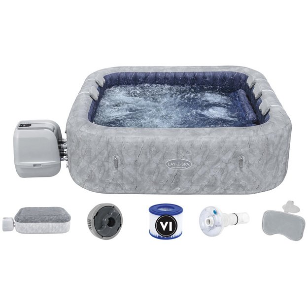 Pripučiama sūkurinė vonia „Lay-Z-Spa San Francisco PRO 7“ su Wi-Fi, Bestway 6001Q 