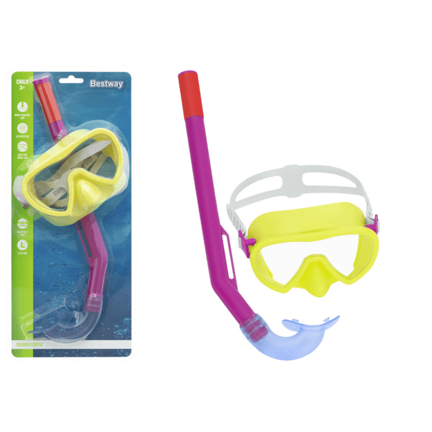 Plaukimo kaukė vaikams su snorkeliu, Bestway 24036