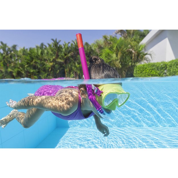 Plaukimo kaukė vaikams su snorkeliu, Bestway 24036