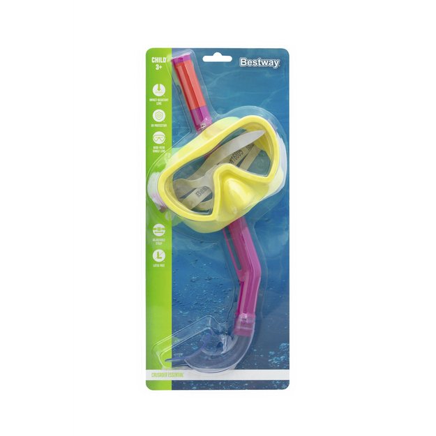 Plaukimo kaukė vaikams su snorkeliu, Bestway 24036