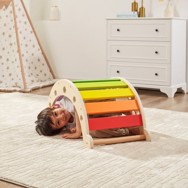 Montessori medinis tiltelis supynės vaikams 2in1, VIGA