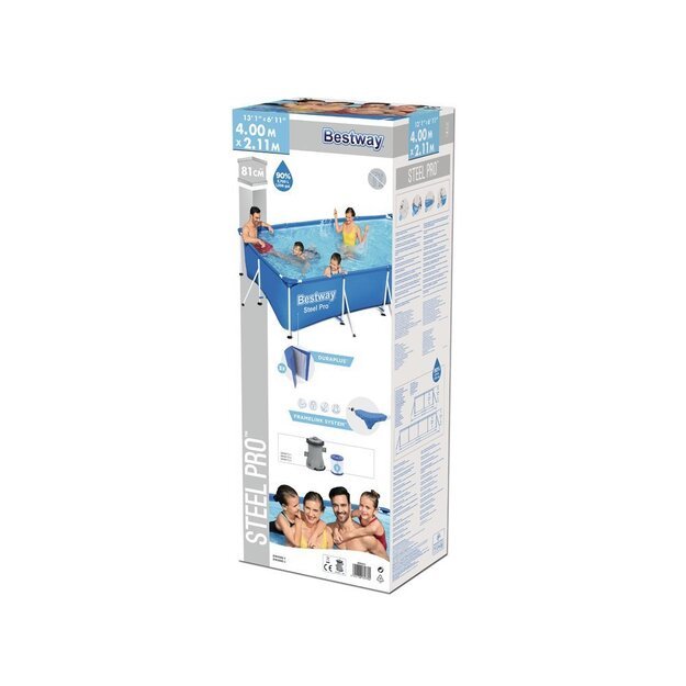 Karkasinis baseinas Bestway 400 x 211 x 81 cm 