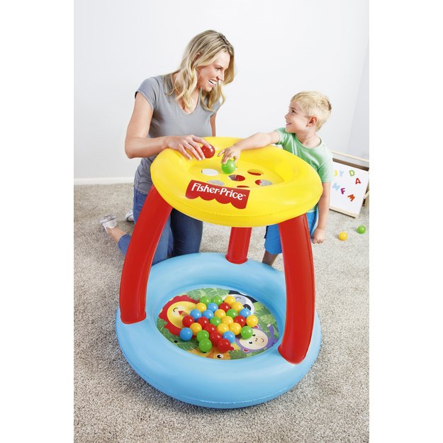 Pripučiamas baseinas vaikams su kamuoliukais Fisher-Price, Bestway 93541