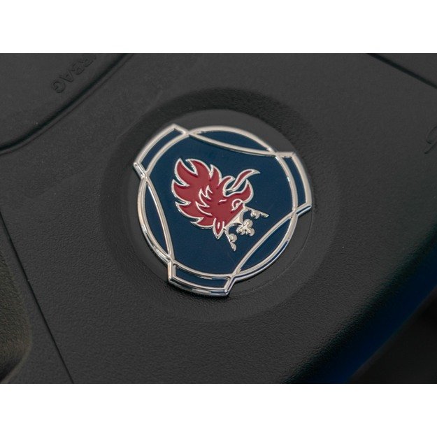 Vienvietis elektrinis sunkvežimis vaikams Scania R-SERIE, baltas